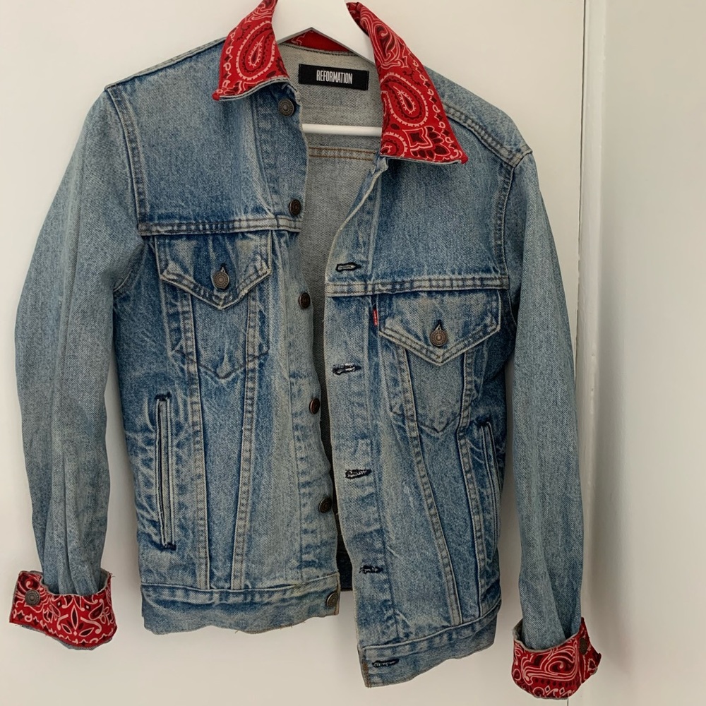 REFORMATION x Levi’s denim jacket
